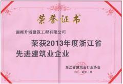 2013年度浙江省先进建筑企业